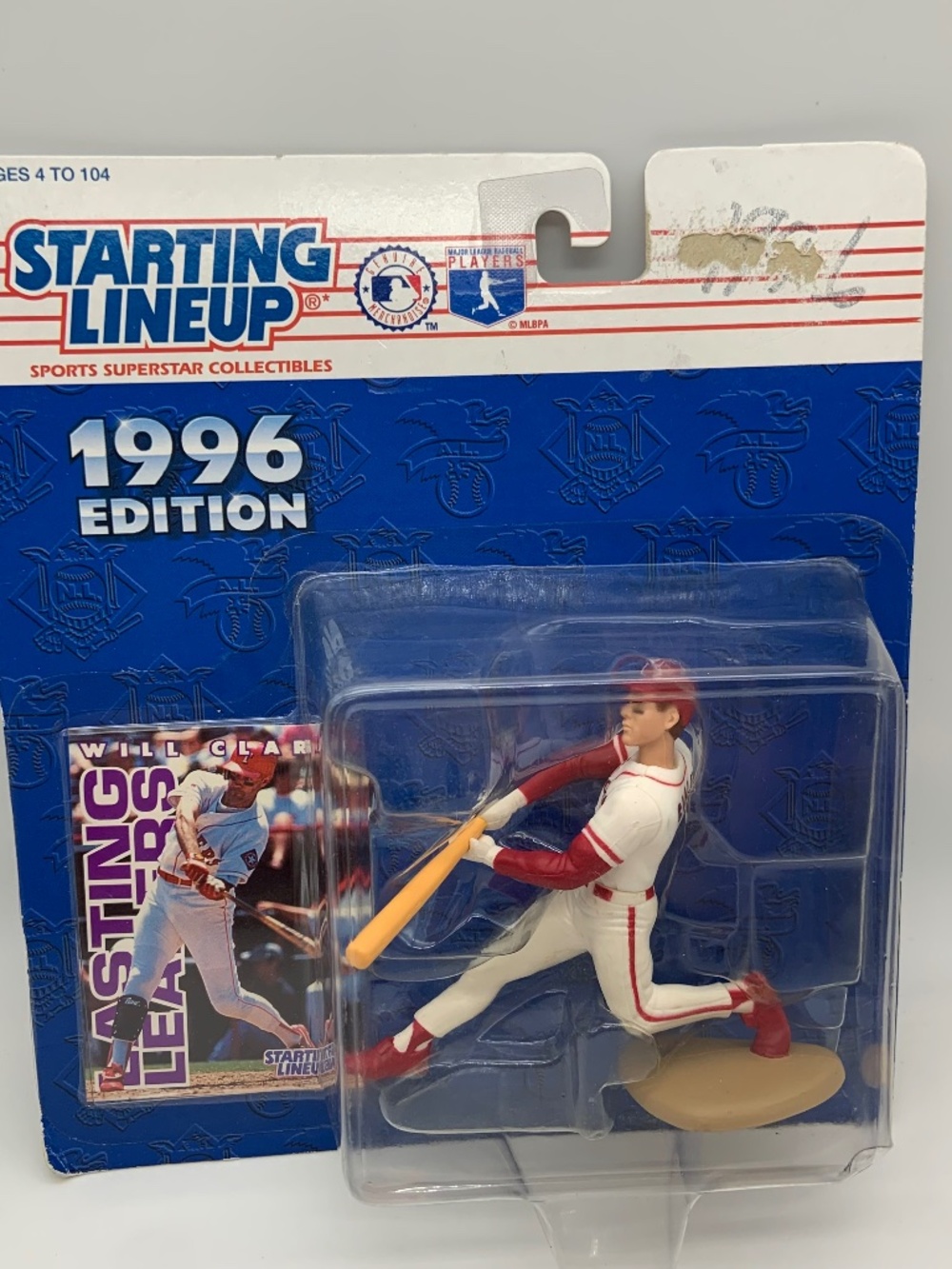 Vintage Starting Lineup 1996 MLB Texas Rangers Will Clark Figurine